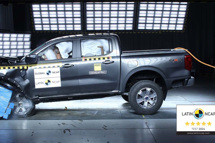 Ford Ranger recebe cinco estrelas