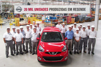 Nissan chega à 20 mil unidades em Resende (RJ)