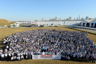 Toyota comemora 500 mil Etios produzidos em Sorocaba