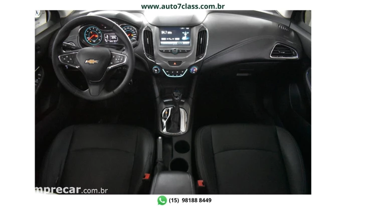 CRUZE SEDAN - 1.4 TURBO LT 16V 4P AUTOMÁTICO