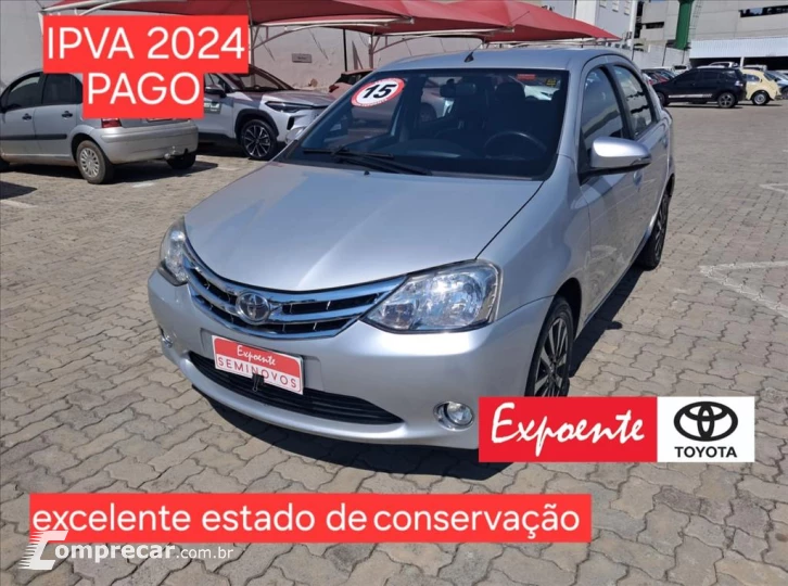 ETIOS 1.5 PLATINUM SEDAN 16V FLEX 4P MANUAL