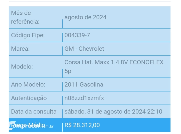 CORSA 1.4 MPFI Maxx 8V