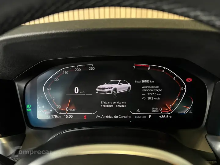 320i 2.0 16V TURBO GASOLINA M SPORT AUTOMÁTICO