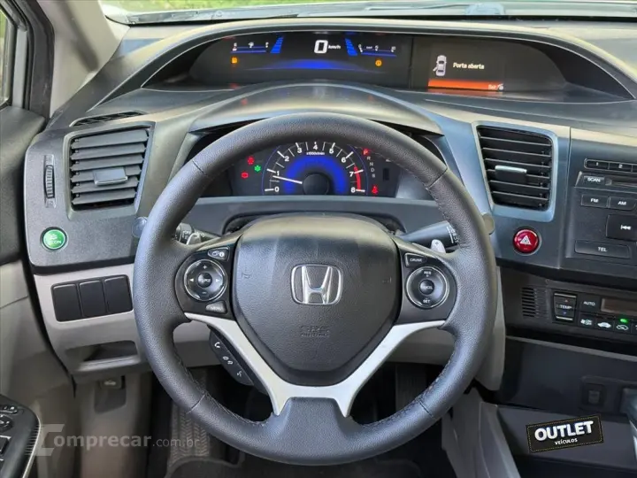 CIVIC 2.0 LXR 16V FLEX 4P AUTOMÁTICO