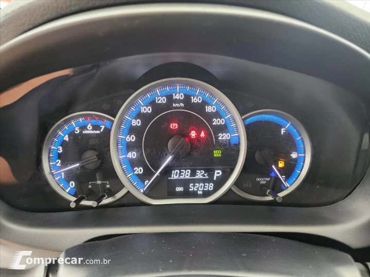 YARIS 1.5 16V FLEX SEDAN XL LIVE MULTIDRIVE