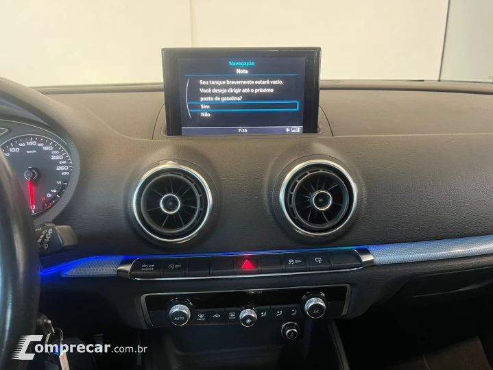 A3 1.8 TFSI SPORTBACK AMBITION 16V GASOLINA 4P AUTOMÁTICO