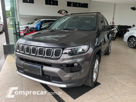 JEEP COMPASS 1.3 T270 TURBO FLEX LONGITUDE AT6 4 portas