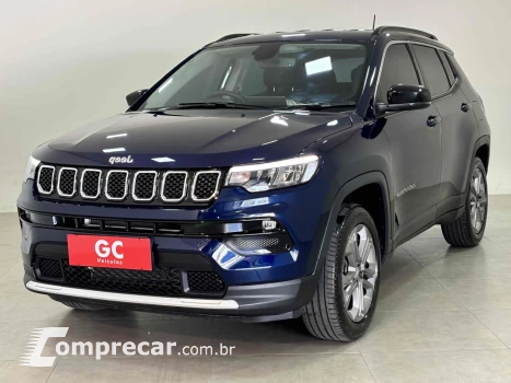 JEEP COMPASS 1.3 T270 TURBO FLEX LONGITUDE AT6 4 portas