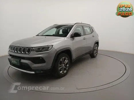JEEP COMPASS 1.3 T270 TURBO FLEX LONGITUDE AT6 4 portas