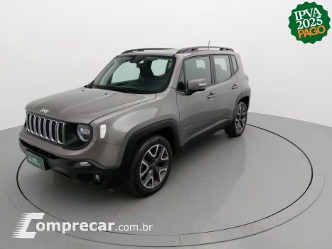 JEEP RENEGADE 1.8 16V FLEX LONGITUDE 4P AUTOMÁTICO 4 portas