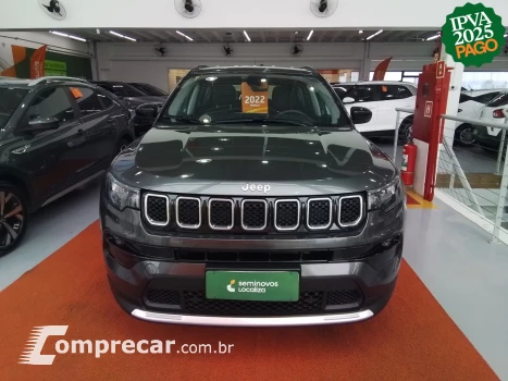 JEEP COMPASS 1.3 T270 TURBO FLEX LONGITUDE AT6 4 portas