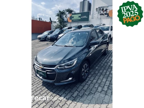 CHEVROLET ONIX 1.0 TURBO FLEX PLUS PREMIER AUTOMÁTICO 4 portas