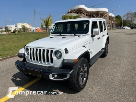 JEEP WRANGLER 2.0 TURBO GASOLINA UNLIMITED OVERLAND 4P 4X4 AT8 4 portas