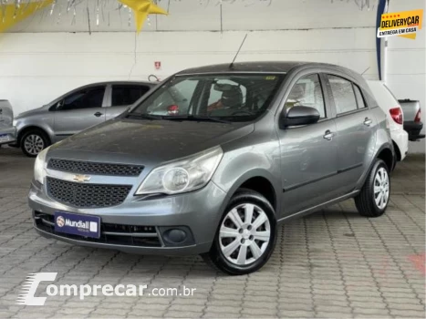 CHEVROLET AGILE 1.4 MPFI LT 8V FLEX 4P MANUAL 4 portas