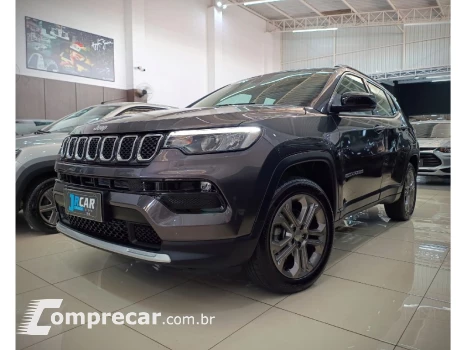 JEEP COMPASS 1.3 T270 TURBO FLEX LONGITUDE AT6 4 portas