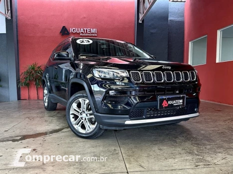 JEEP COMPASS 1.3 T270 TURBO FLEX LONGITUDE AT6 4 portas