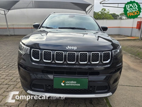 JEEP COMPASS 1.3 T270 TURBO FLEX LONGITUDE AT6 4 portas